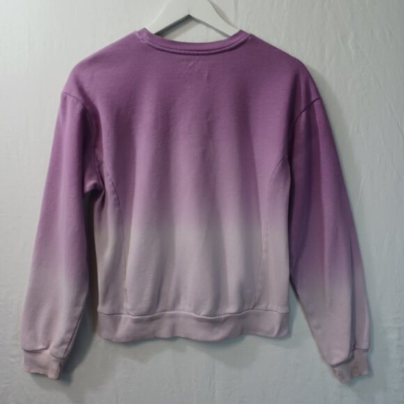 MTV Purple Ombré Long Sleeve Crew Neck Sweatshirt - Picture 3 of 9